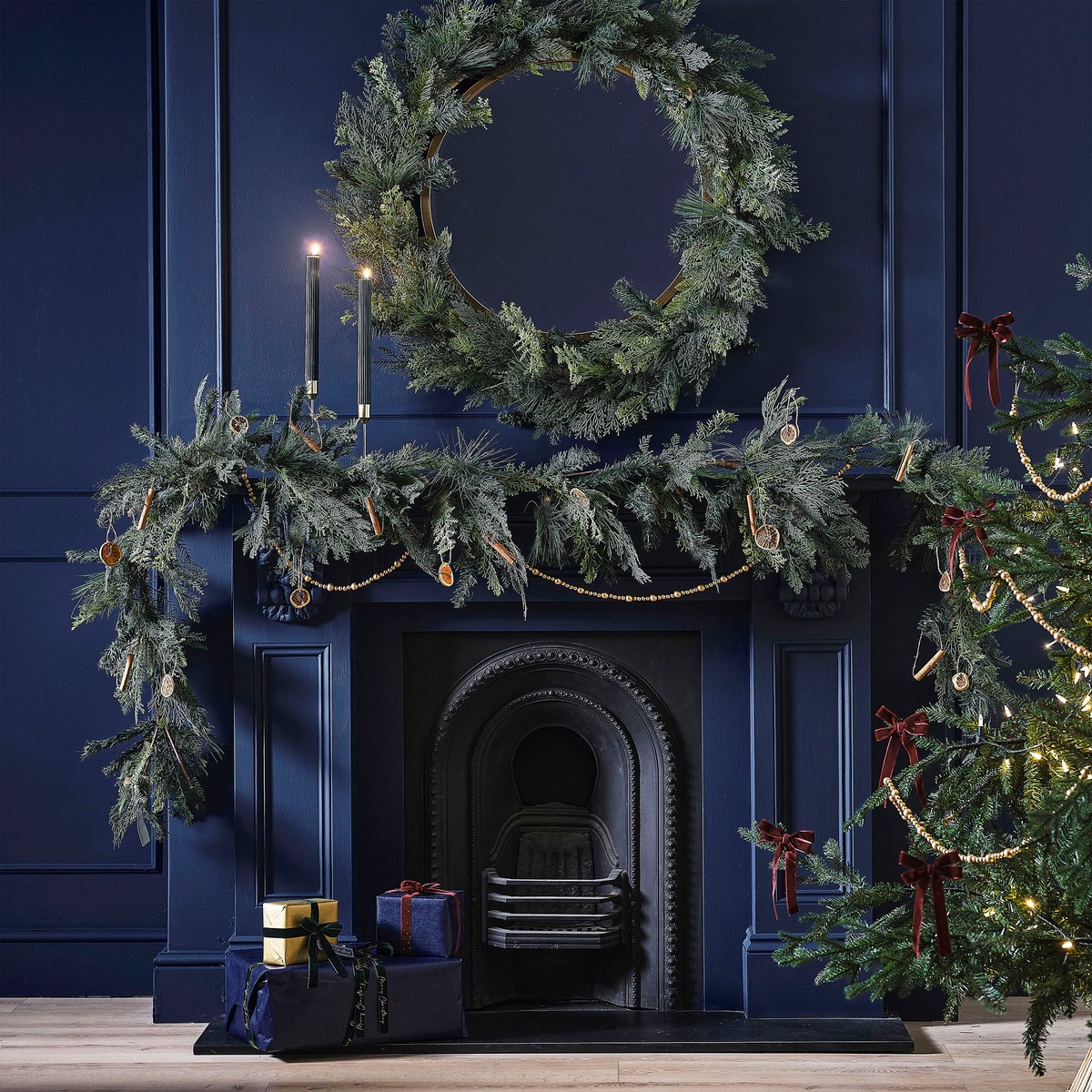 3m Luxe Pine and Cypress Foliage Christmas Garland - Default Title