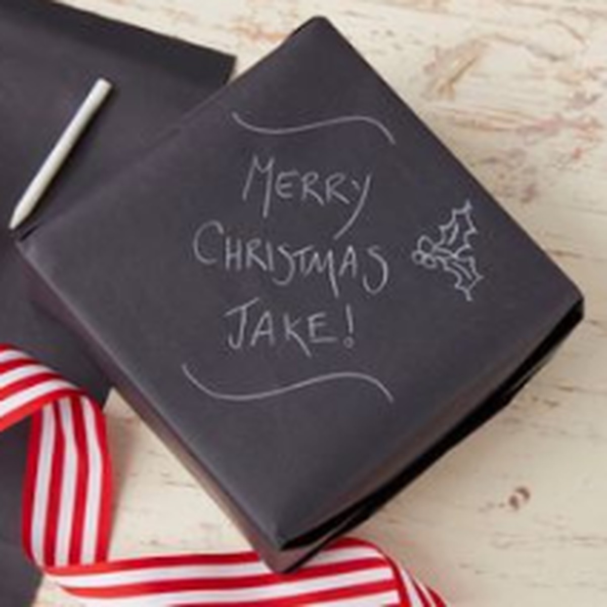 Black Chalkboard Wrapping Paper - Default Title