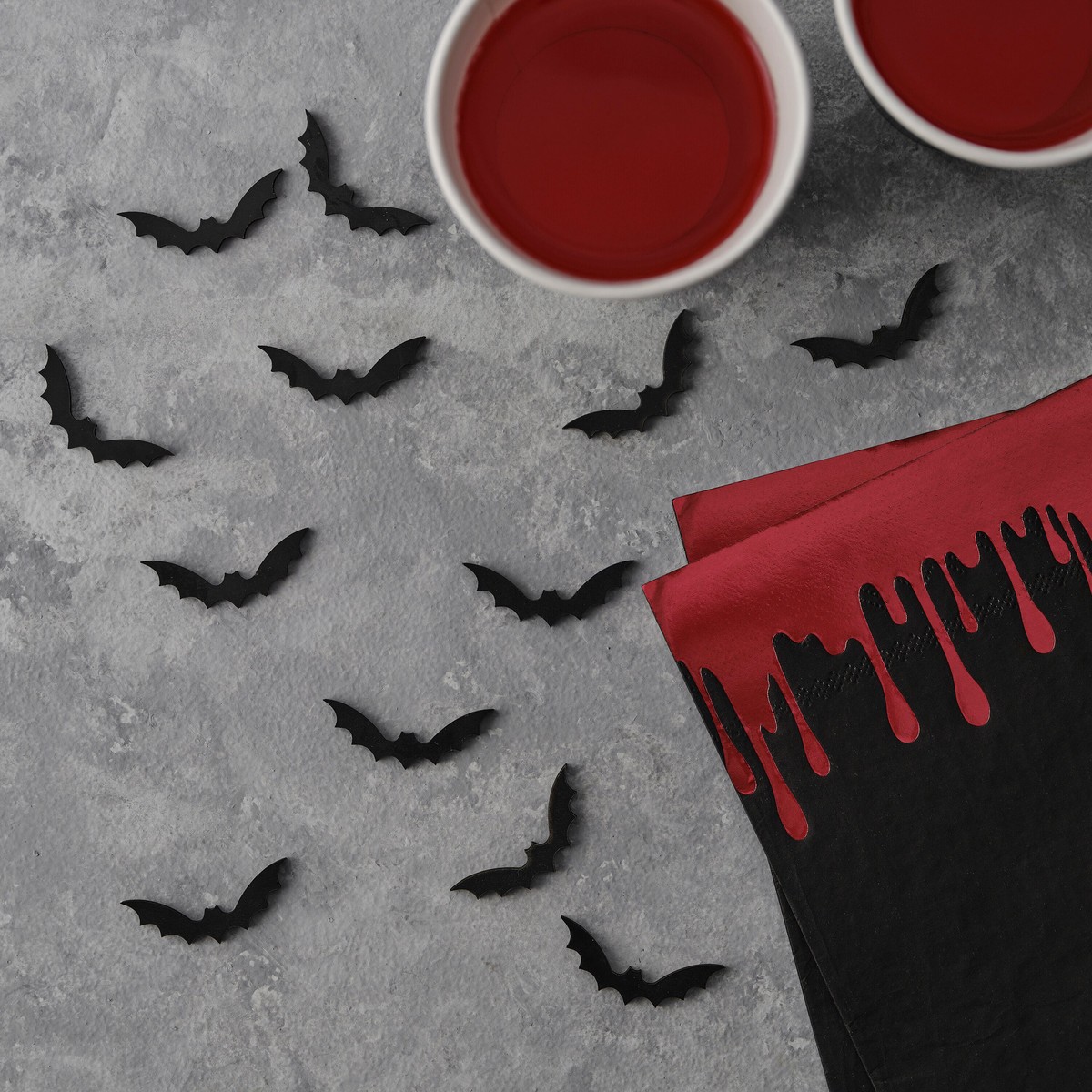 Black Wooden Bat Halloween Confetti - Default Title