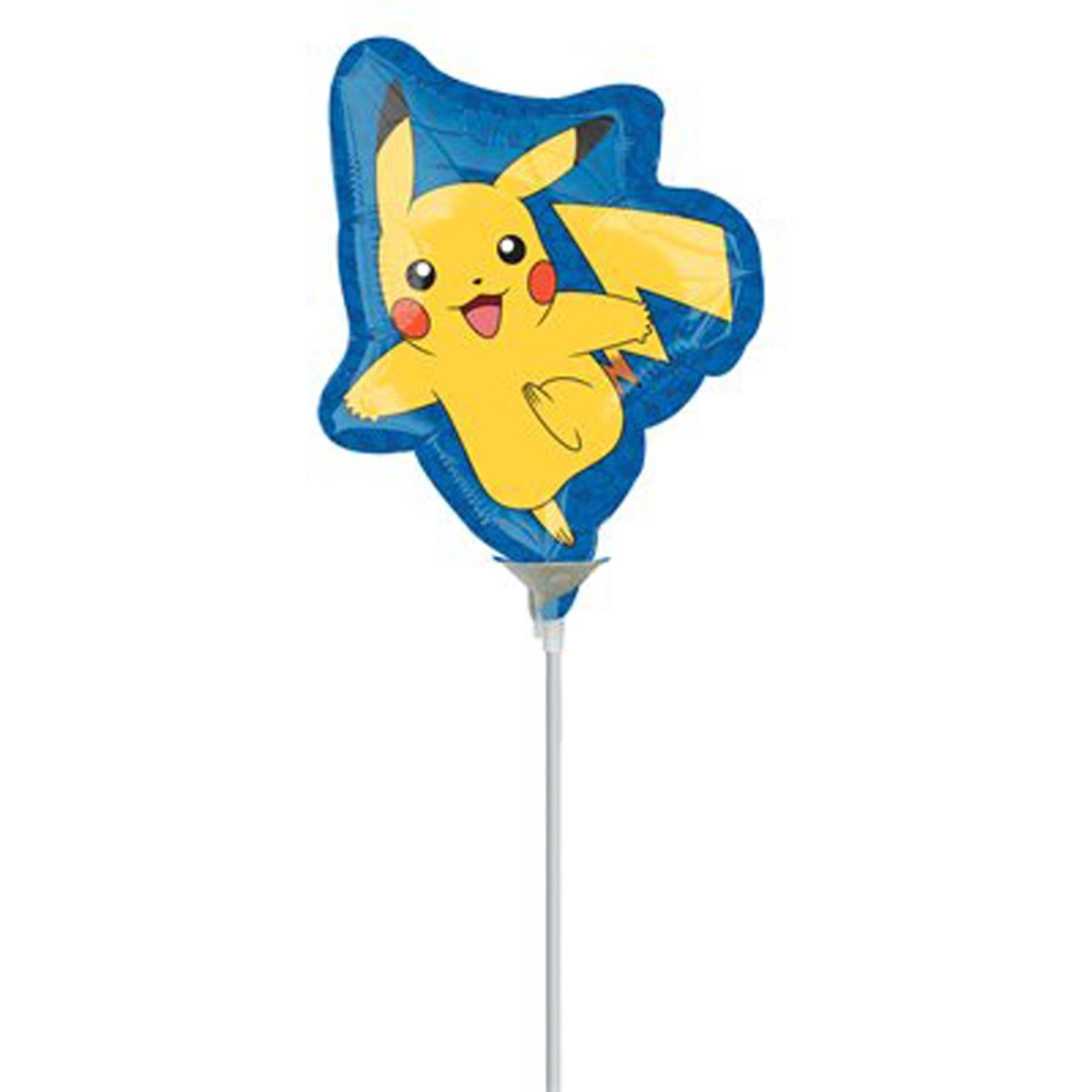 Pokmon Pikachu Air-Filled Balloon on a Stick, 1 Count - Default Title