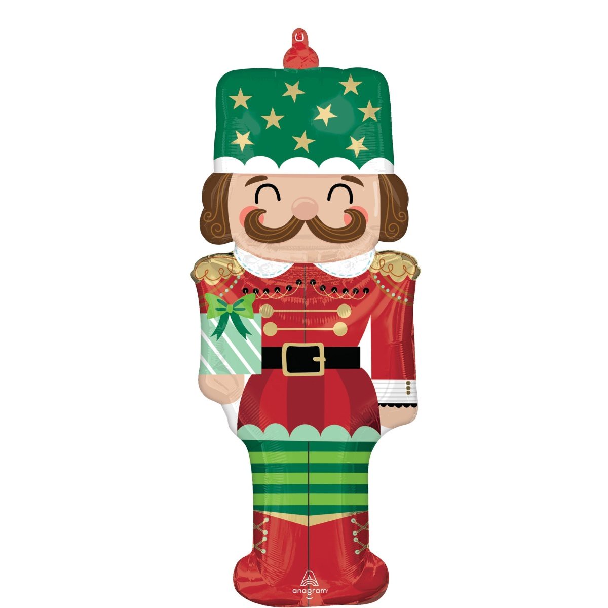 Nutcracker Workshop Christmas Supershape Mylar Foil Balloon, 14 Inches, 1 Count - Default Title