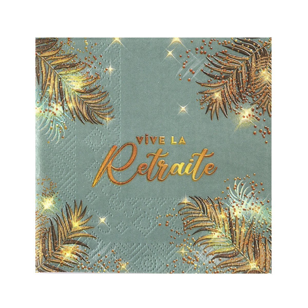'Retraite Dore Cladon' Small Beverage Napkins, 12 Count - Default Title