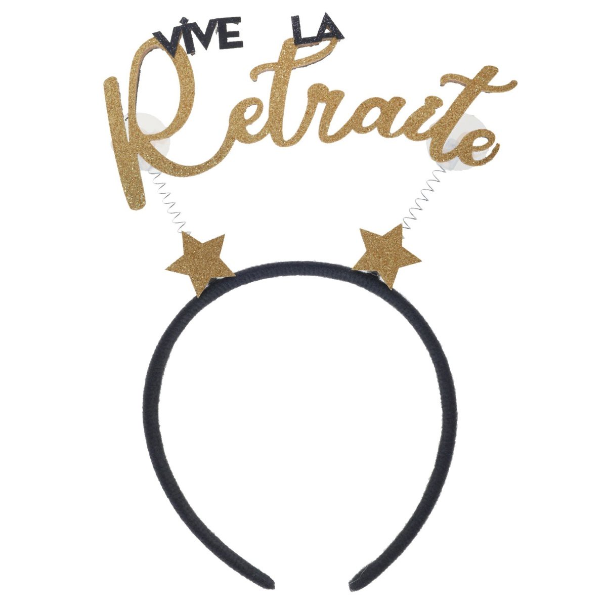 'Retraite Dore Noire' Glittered Headband, 1 Count - Default Title