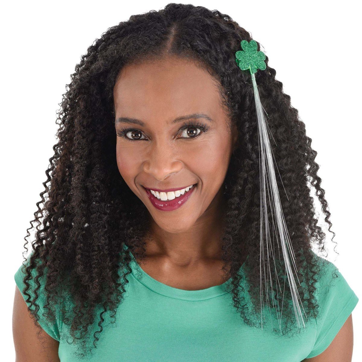 Light Up St-Patrick Hair Extension, 1 Count - Default Title