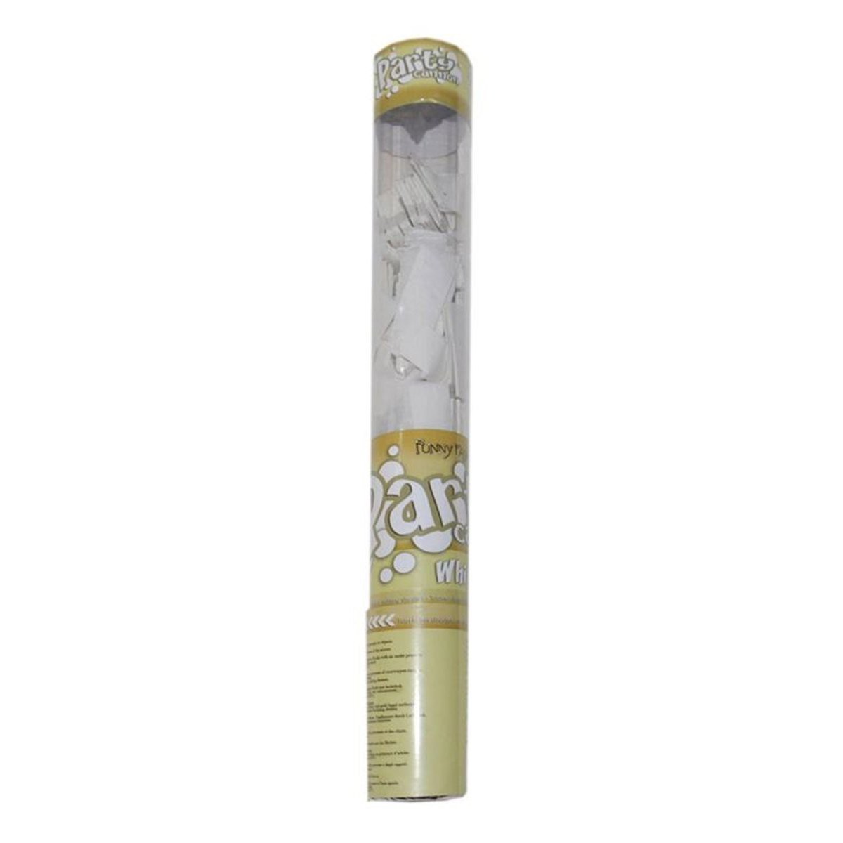 White Confetti Cannon, 16 Inches, 1 Count - Default Title
