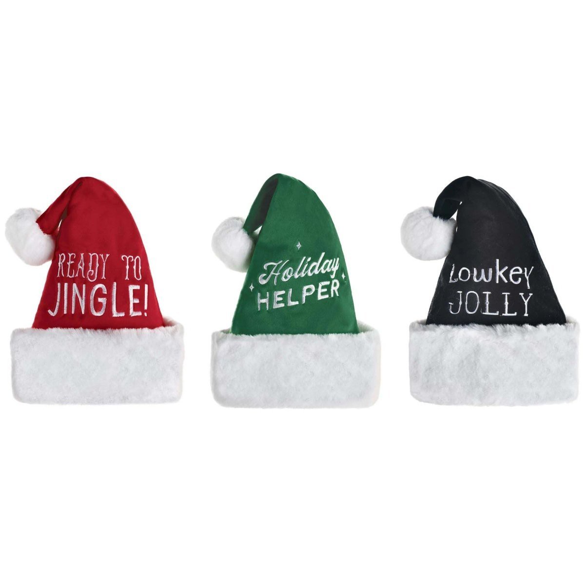 Adjustable Santa Hat, Assortment, 1 Count - Default Title