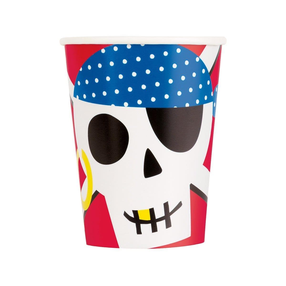 Ahoy Pirate Cups, 9 oz., 8 Count - Default Title