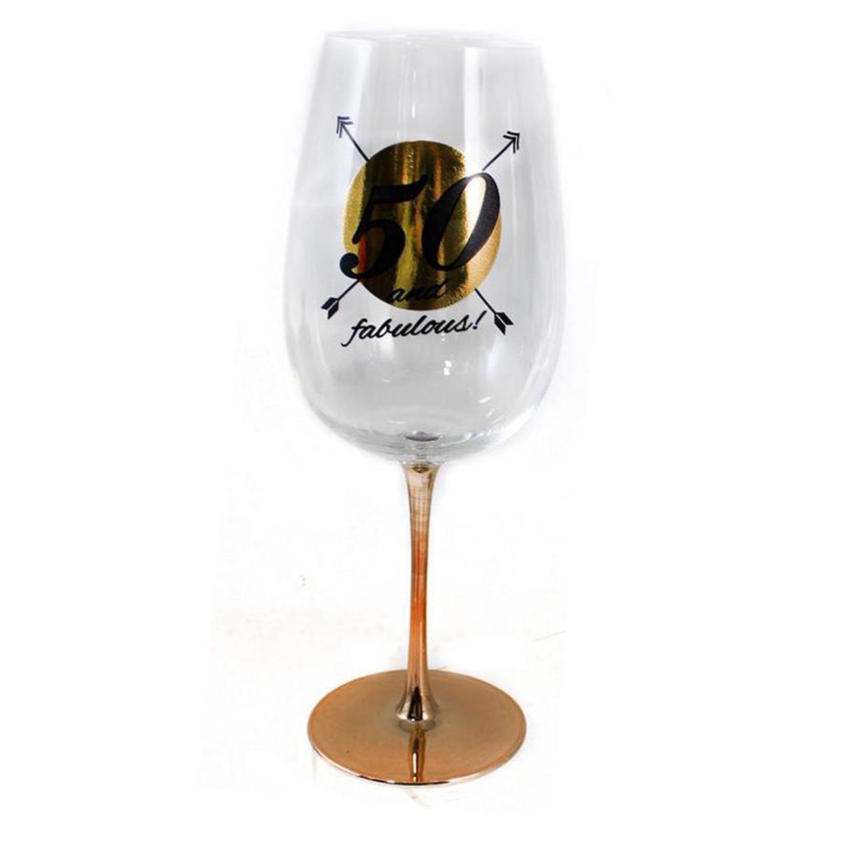 Wine Glass - 50th - Gold - Default Title