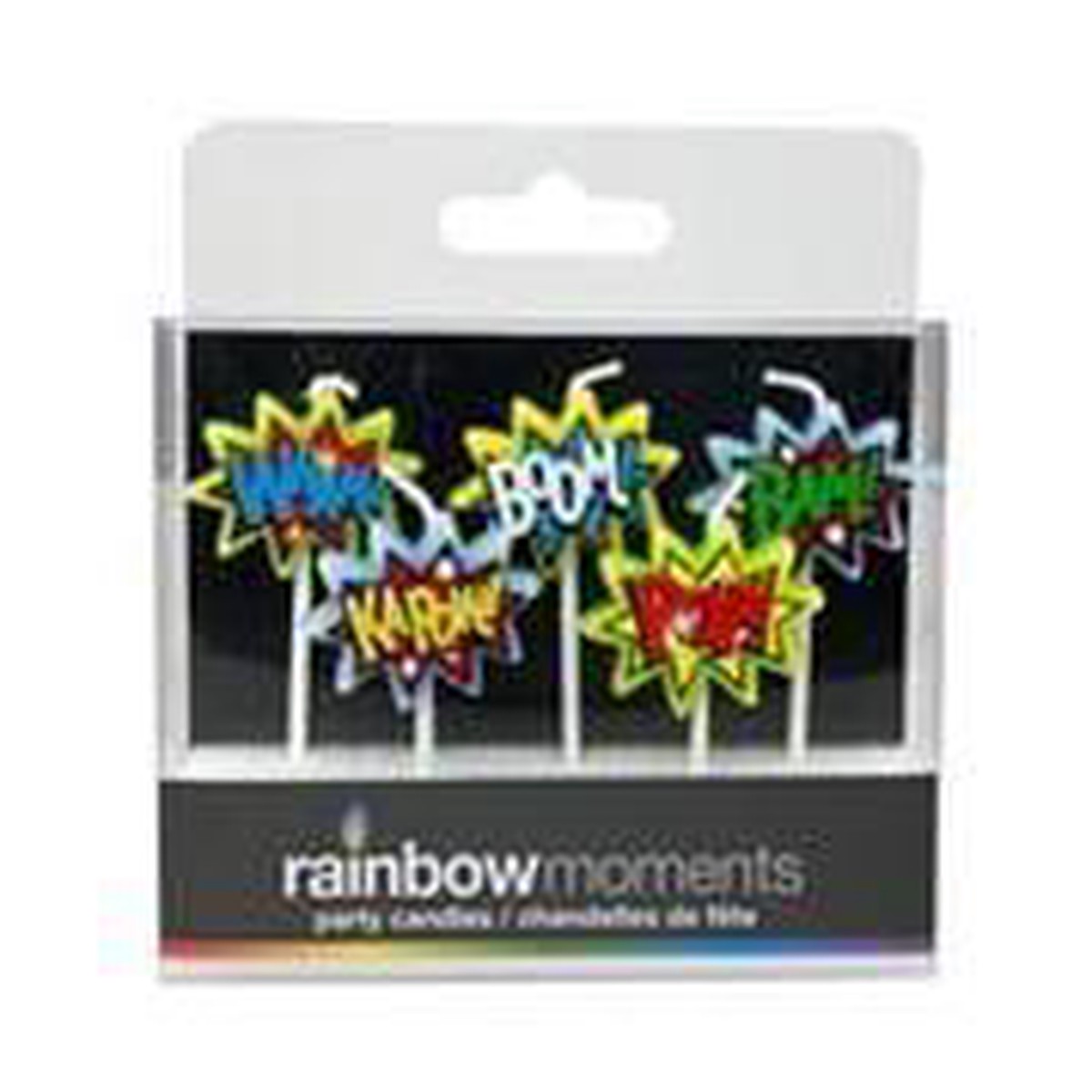 Bam Shape Superhero Comic Candles 5/pkg - Default Title