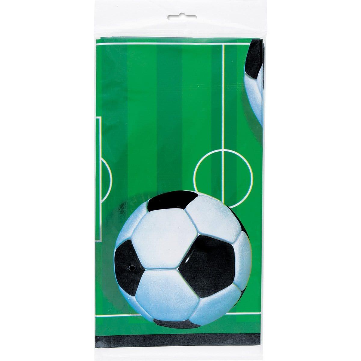 3D Soccer Plastic Tablecover - Default Title