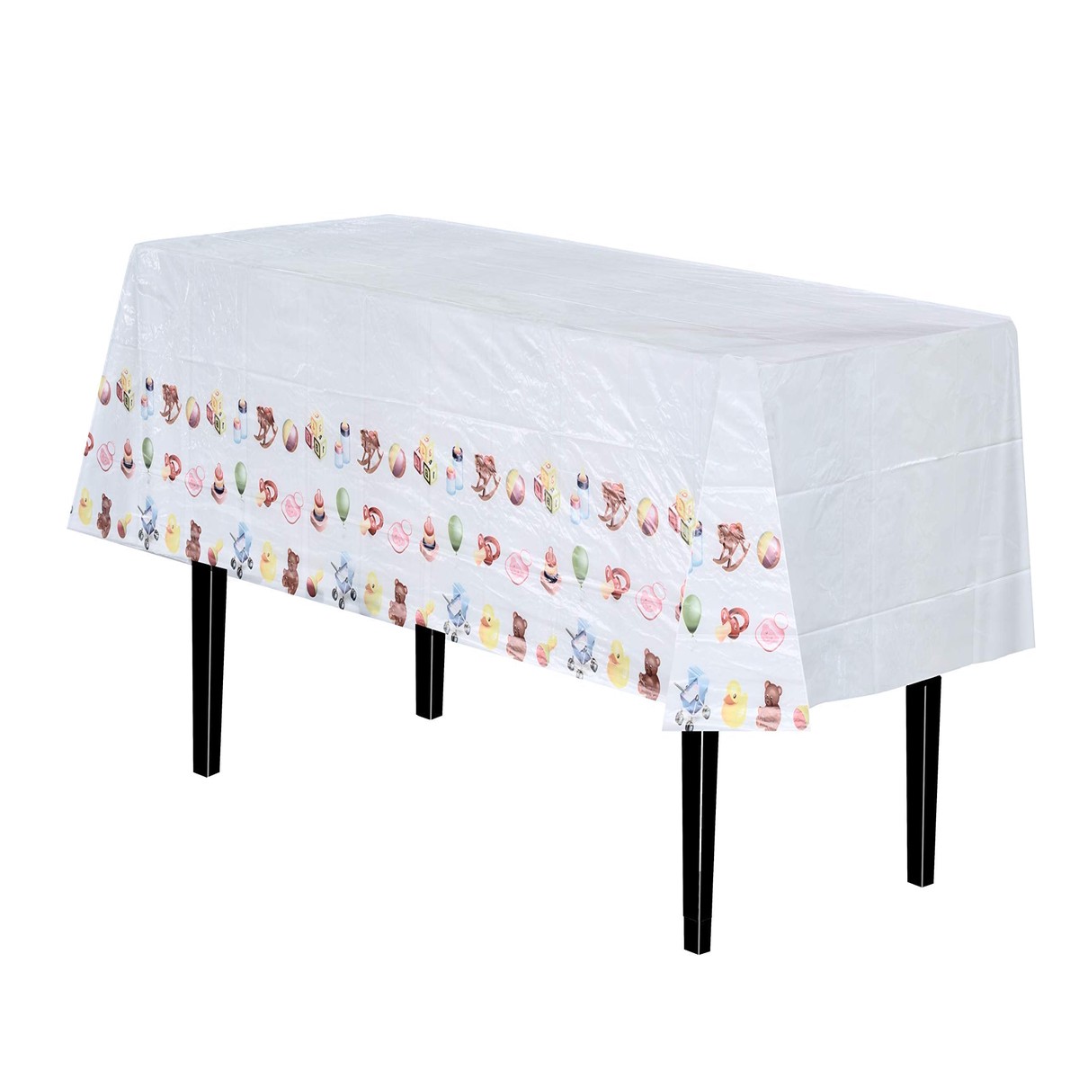 Baby Designs Plastic Table Covers | 6 Pack - Default Title