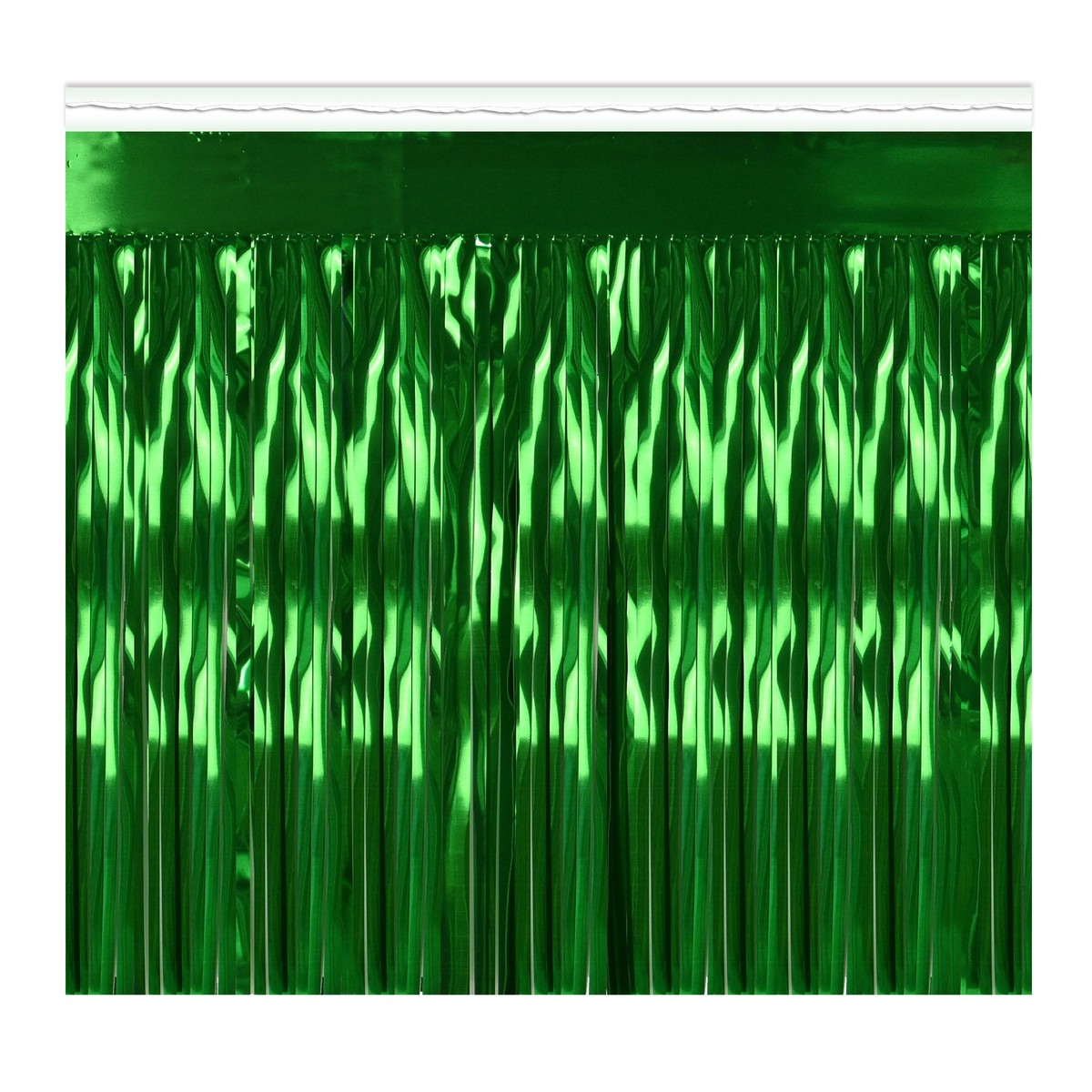 1-Ply Metallic Table Skirting - Green | 1ct - Default Title