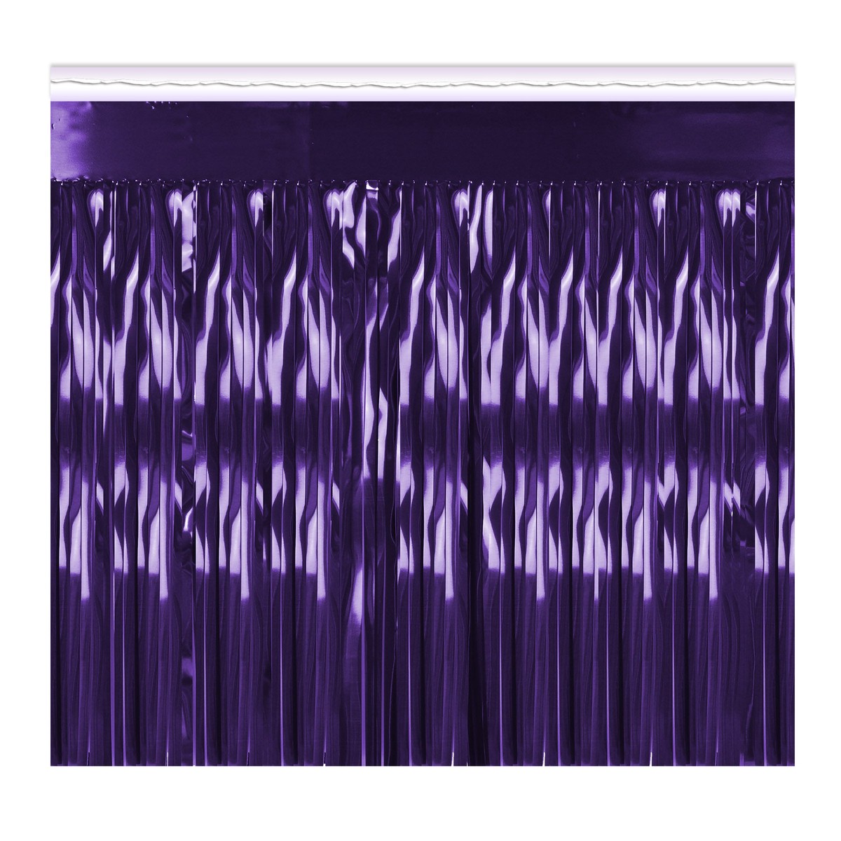 1-Ply Metallic Table Skirting - Purple | 1ct - Default Title