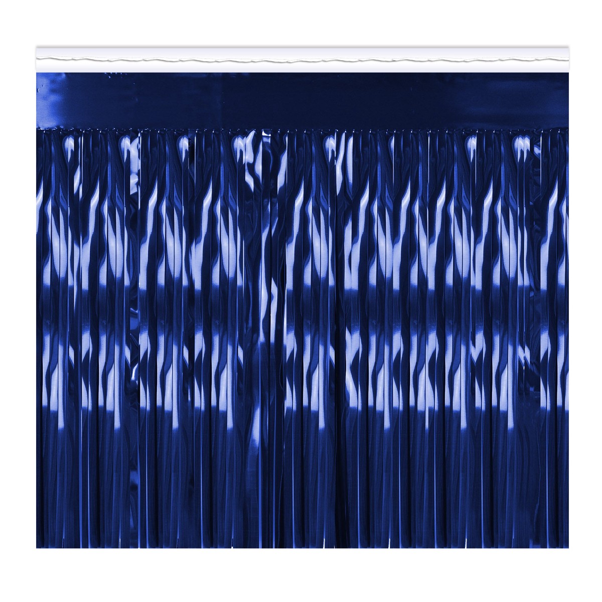 1-Ply Metallic Table Skirting - Blue | 1ct - Default Title