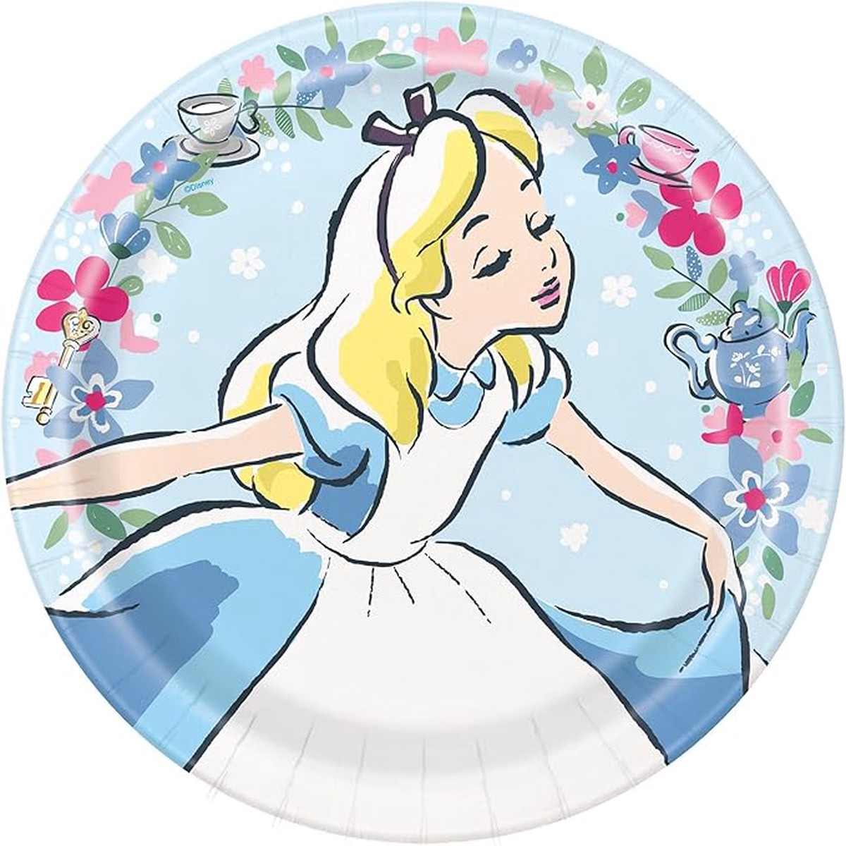 Alice In Wonderland Paper Plates 9" | 8ct - Default Title