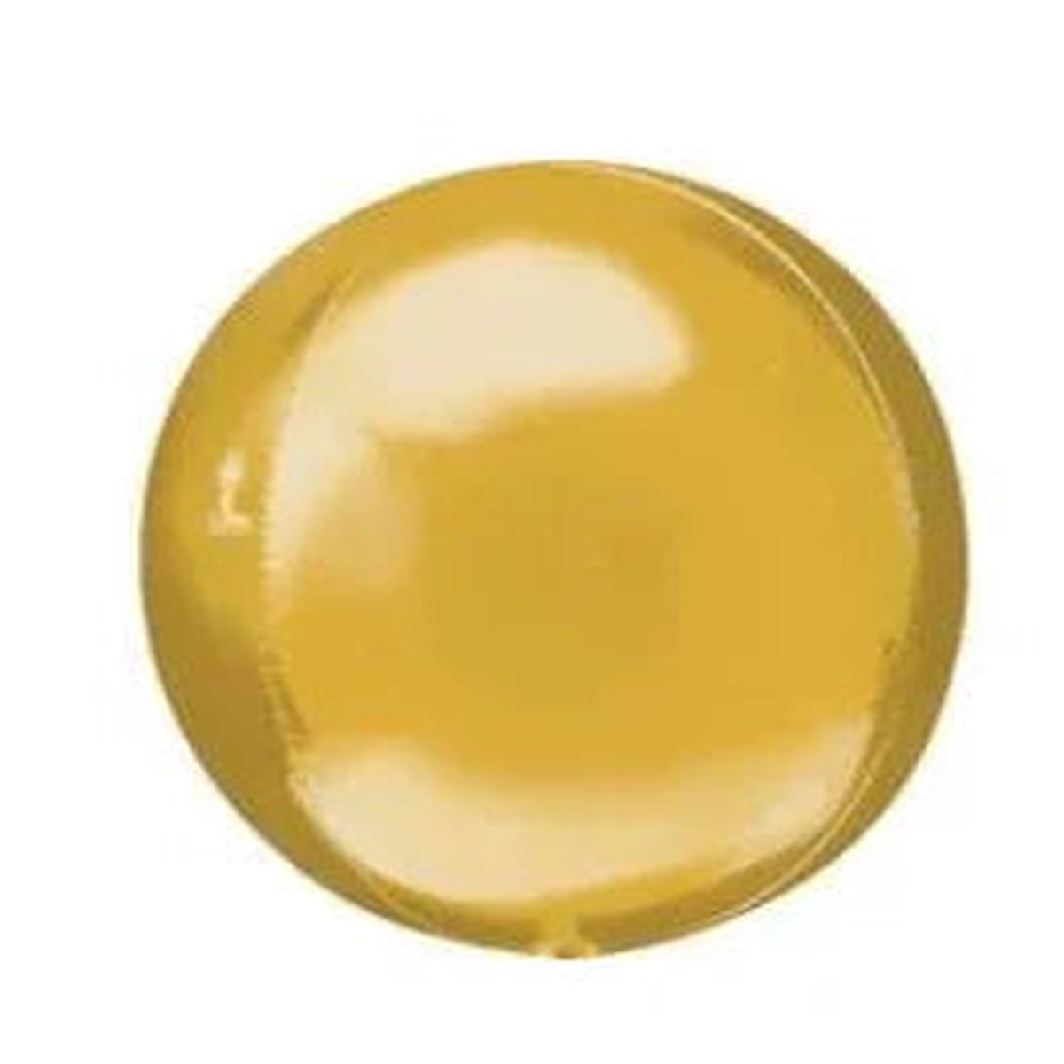 Gold Circle Orbz Balloon, 16" | 1 ct - Default Title