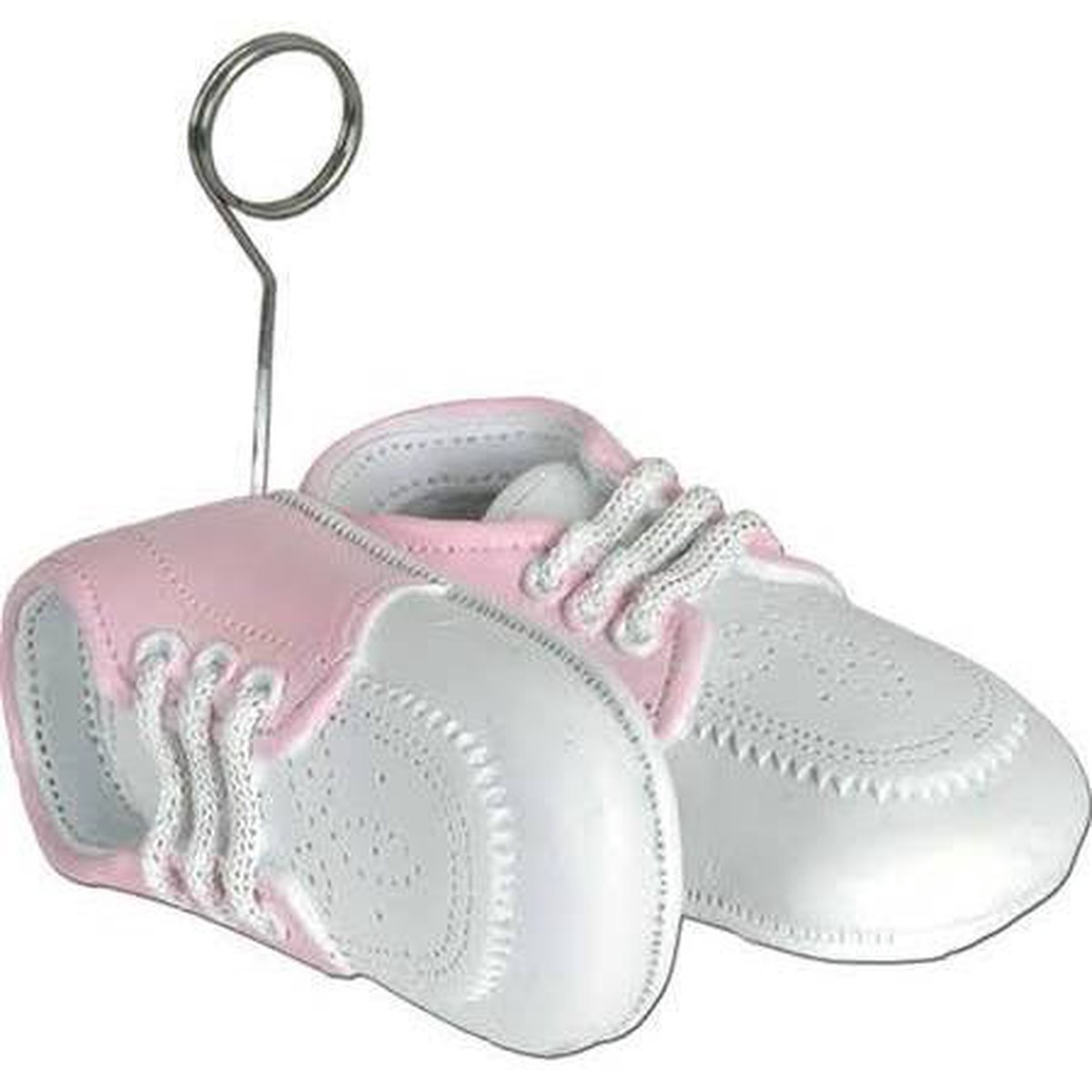 Pink Baby Shoe Balloon Weight/Photo Holder | 1ct - Default Title